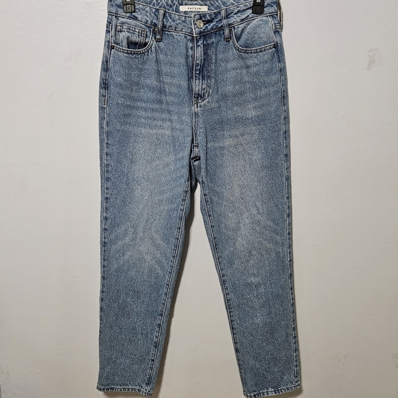 PacSun Size 25 Mom Jean High Rise Faded Light Wash Crop Ankle Length - Picture 1 of 7